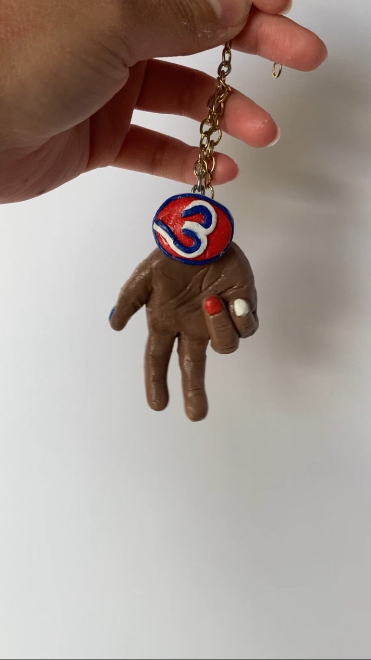 Jared McCain #3 Celebration Keychain