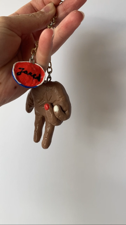 Jared McCain #3 Celebration Keychain
